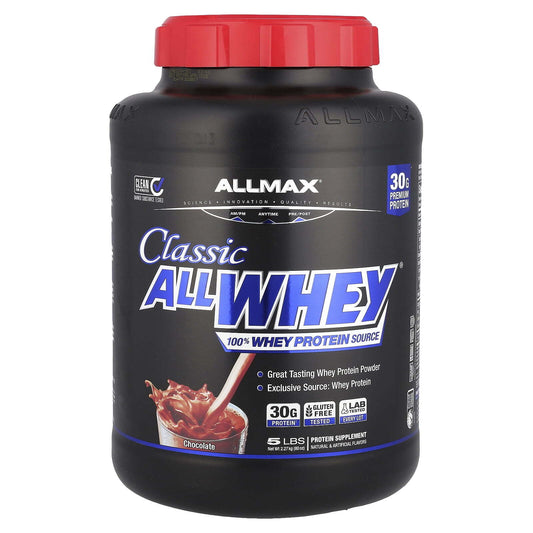 ALLMAX Nutrition, Classic AllWhey, 100% Whey Protein, Chocolate, 5 lbs (2.27 kg)