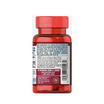 Puritan's Pride Q-Sorb Coq10 100Mg, Supports Heart Health,  60 Ct