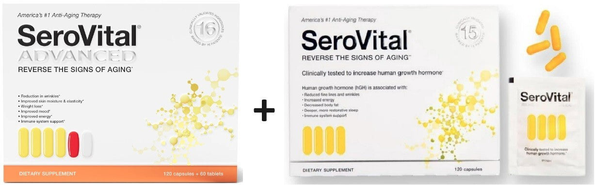 SeroVital (16+15) Bundle Renewal Complex 120 Ct + Advanced 120 Ct+60 Tab Dietary