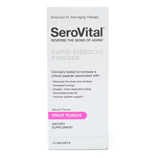 SeroVital Fruit Punch Powder 14ct Exp:01/2025 NO REFUNDS Pack of 3