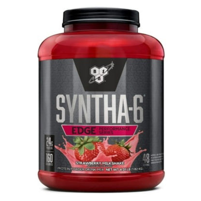 BSN SYNTHA-6 Edge Hydrolyzed Whey Protein Isolate Strawberry 4.01 LB 48 SERVINGS