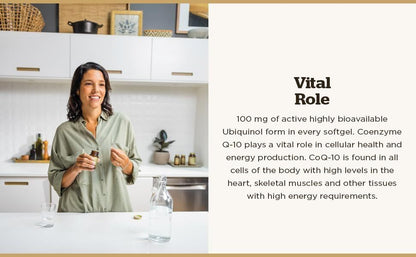 Solgar Ubiquinol 100 mg Reduced CoQ-10 50 Softgels
