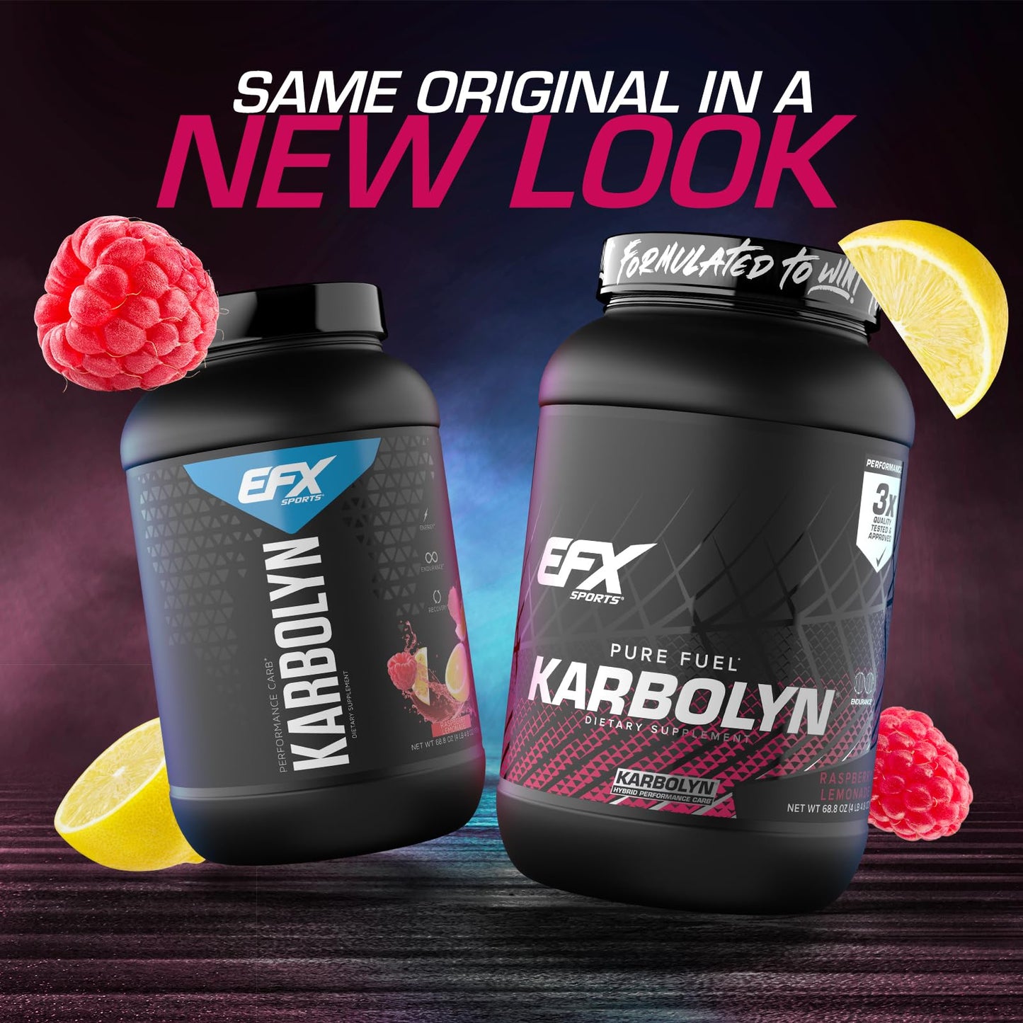 EFX Sports Karbolyn Fuel | Fast-Absorbing Carbohydrate Powder | Carb Load, Sustained Energy, Quick Recovery | Stimulant Free | 39 Servings (Neutral)