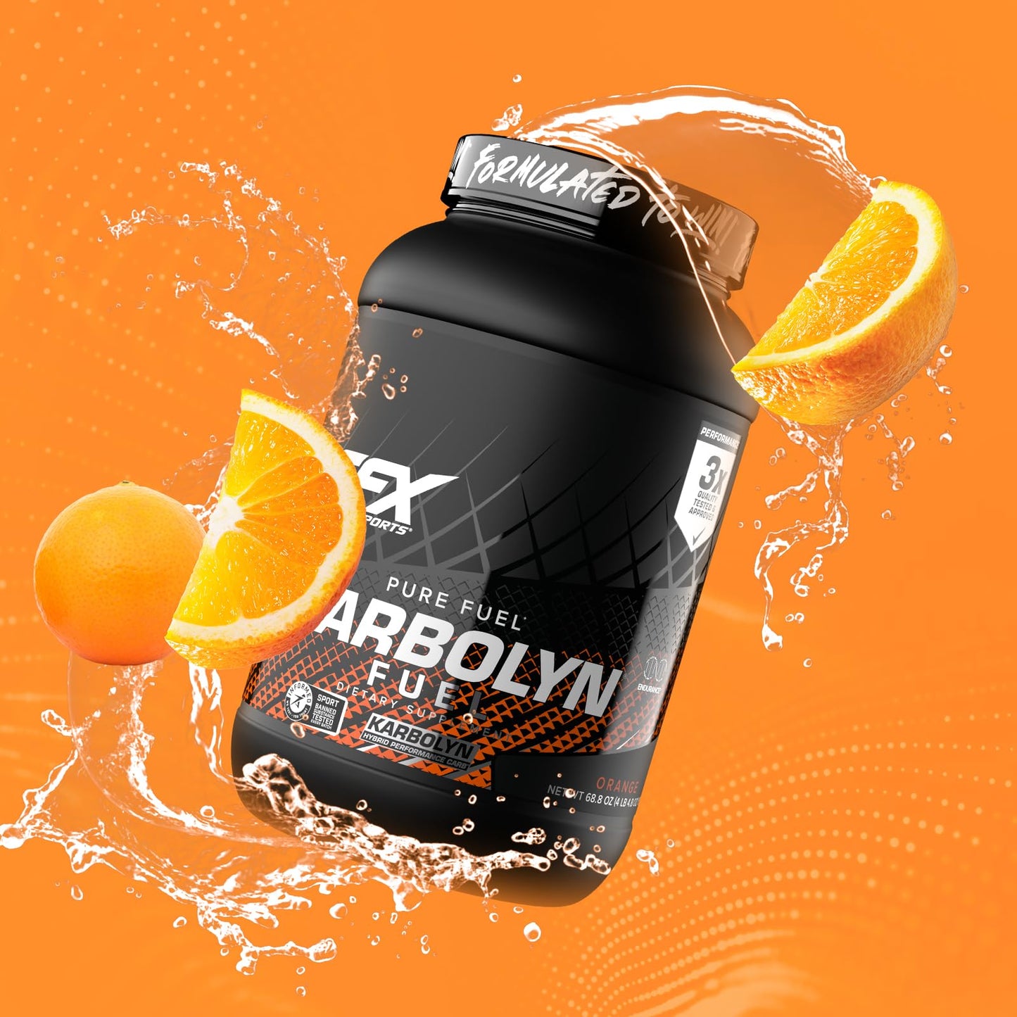 EFX Sports Karbolyn Fuel | Fast-Absorbing Carbohydrate Powder | Carb Load, Sustained Energy, Quick Recovery | Stimulant Free | 39 Servings (Neutral)