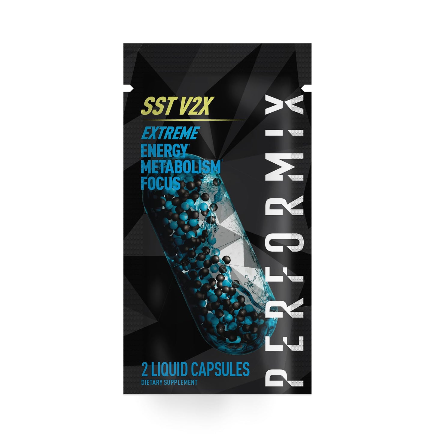 PERFORMIX SST V2X Super Strength Technology - Multi-Phase Suspension Timed-Release Energy, Mental Focus, Pre-Workout Supplement for Men & Women, 60 Capsules