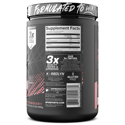 EFX Sports Karbolyn Fuel | Fast-Absorbing Carbohydrate Powder | Carb Load, Sustained Energy, Quick Recovery | Stimulant Free | 39 Servings (Neutral)
