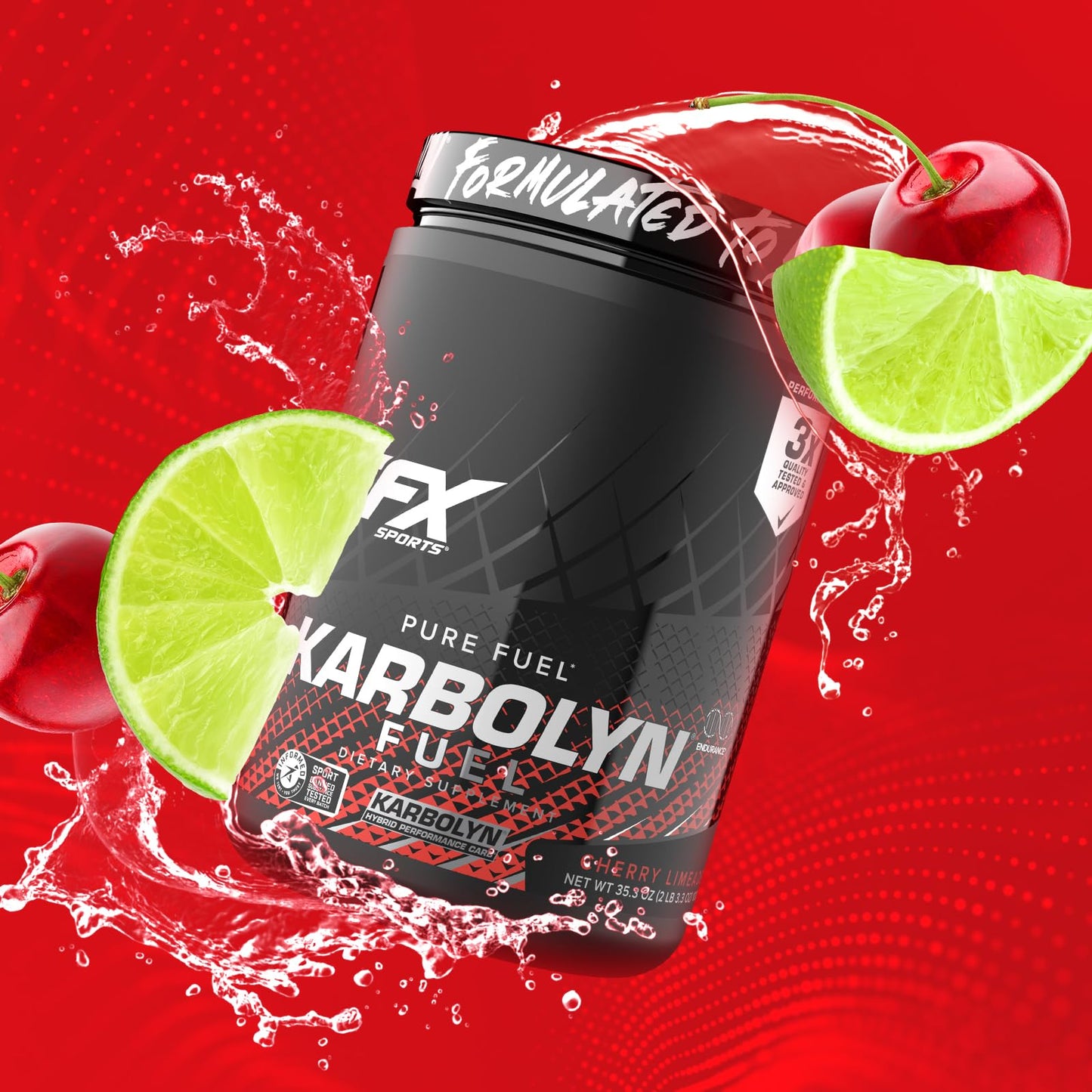 EFX Sports Karbolyn Fuel | Fast-Absorbing Carbohydrate Powder | Carb Load, Sustained Energy, Quick Recovery | Stimulant Free | 39 Servings (Neutral)