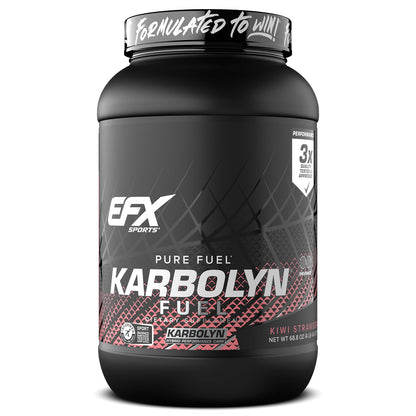 EFX Sports Karbolyn Fuel | Fast-Absorbing Carbohydrate Powder | Carb Load, Sustained Energy, Quick Recovery | Stimulant Free | 39 Servings (Neutral)