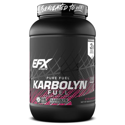EFX Sports Karbolyn Fuel | Fast-Absorbing Carbohydrate Powder | Carb Load, Sustained Energy, Quick Recovery | Stimulant Free | 39 Servings (Neutral)