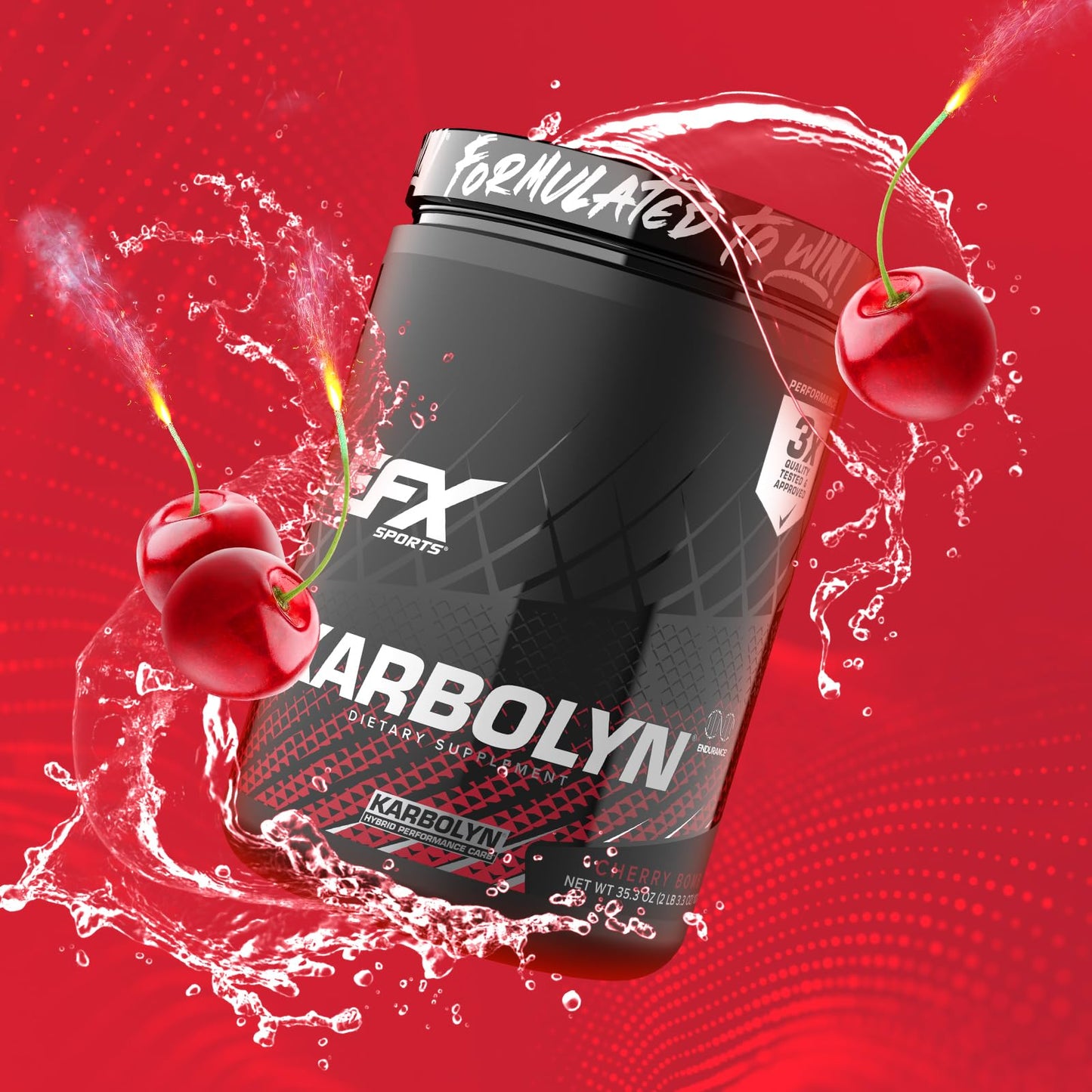 EFX Sports Karbolyn Fuel | Fast-Absorbing Carbohydrate Powder | Carb Load, Sustained Energy, Quick Recovery | Stimulant Free | 39 Servings (Neutral)