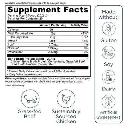 Ancient Nutrition Grass Fed, Cage Free, Bone Broth Protein Powder, 20g Protein, Hydrolyzed Collagen Peptides, Keto & Paleo Friendly, Supports Joint, Gut Health, Vanilla, 20 Servings