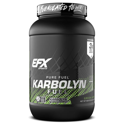 EFX Sports Karbolyn Fuel | Fast-Absorbing Carbohydrate Powder | Carb Load, Sustained Energy, Quick Recovery | Stimulant Free | 39 Servings (Neutral)