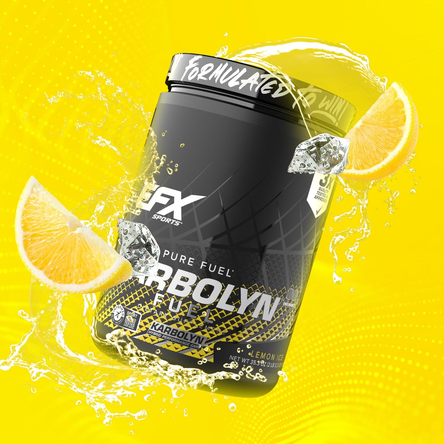 EFX Sports Karbolyn Fuel | Fast-Absorbing Carbohydrate Powder | Carb Load, Sustained Energy, Quick Recovery | Stimulant Free | 39 Servings (Neutral)