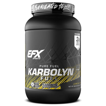 EFX Sports Karbolyn Fuel | Fast-Absorbing Carbohydrate Powder | Carb Load, Sustained Energy, Quick Recovery | Stimulant Free | 39 Servings (Neutral)