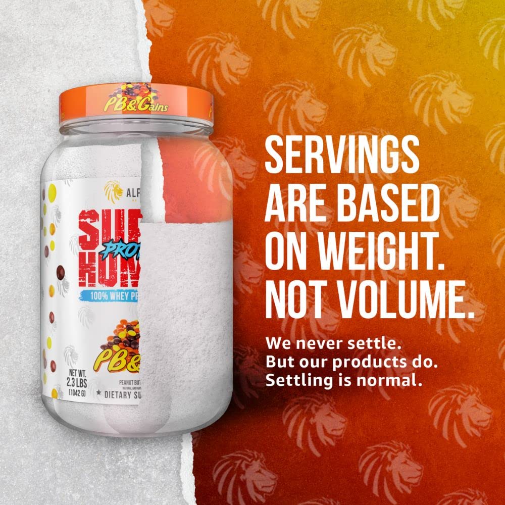 ALPHA LION Superhuman Whey Protein Powder, Great Tasting Pure Whey Protein Isolate, Low Carb, Low Sugar, No Bloat Post Workout, Muscle Recovery & Growth (28 Servings, Orange Gainsicle)