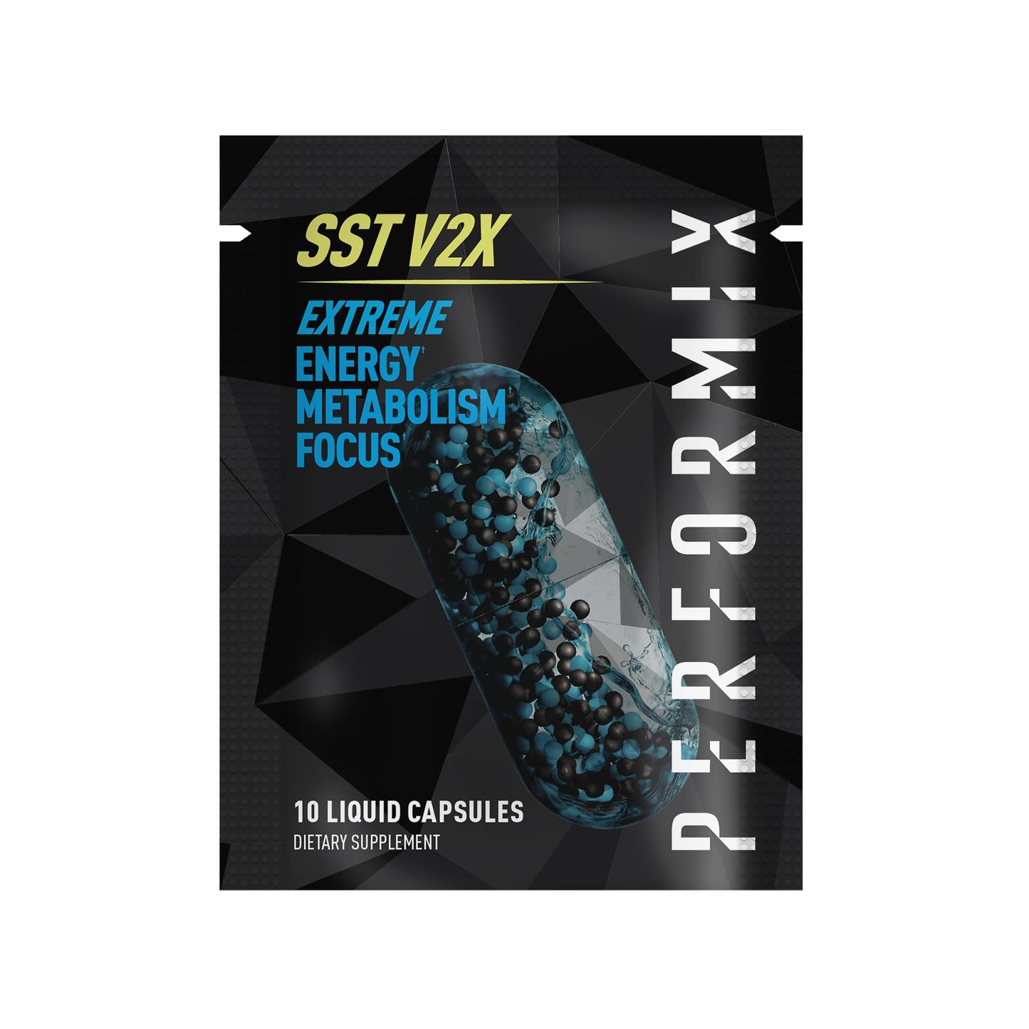 PERFORMIX SST V2X Super Strength Technology - Multi-Phase Suspension Timed-Release Energy, Mental Focus, Pre-Workout Supplement for Men & Women, 60 Capsules