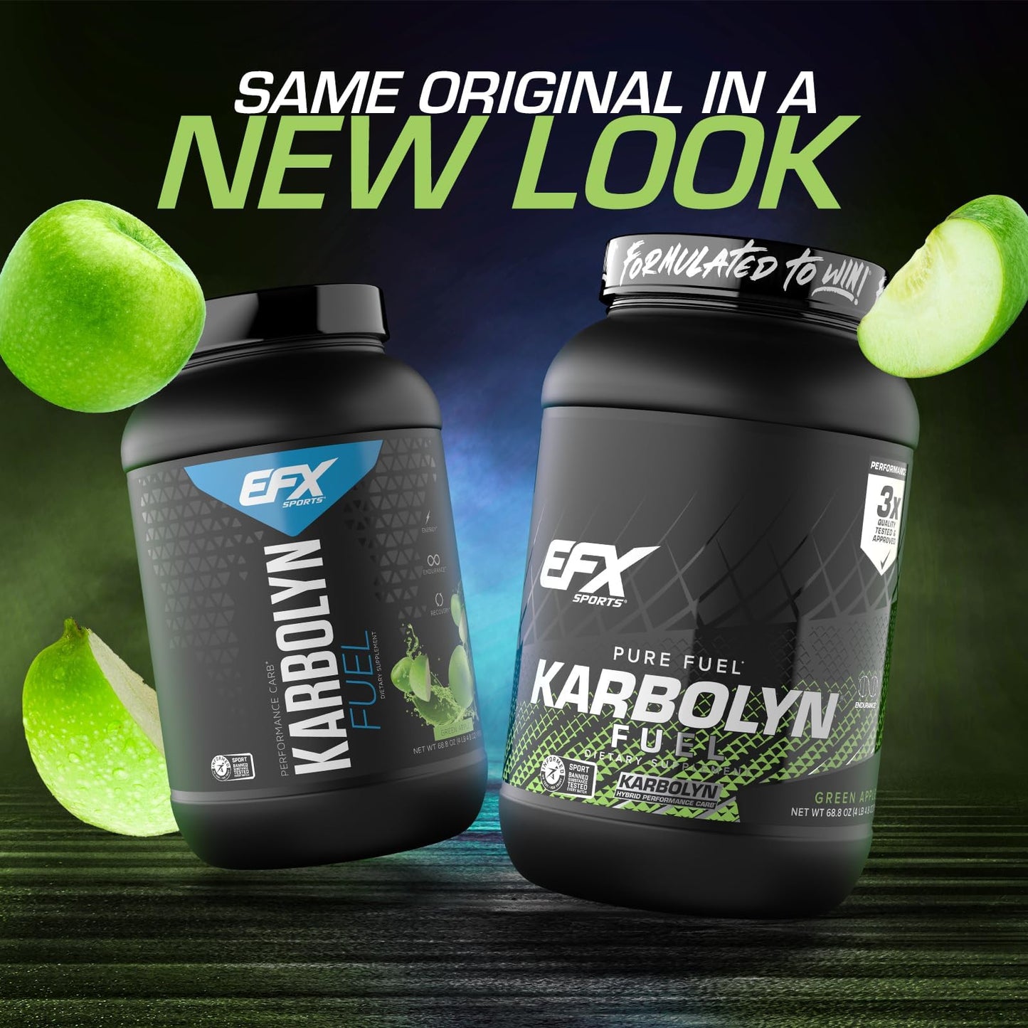 EFX Sports Karbolyn Fuel | Fast-Absorbing Carbohydrate Powder | Carb Load, Sustained Energy, Quick Recovery | Stimulant Free | 39 Servings (Neutral)