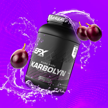EFX Sports Karbolyn Fuel | Fast-Absorbing Carbohydrate Powder | Carb Load, Sustained Energy, Quick Recovery | Stimulant Free | 39 Servings (Neutral)