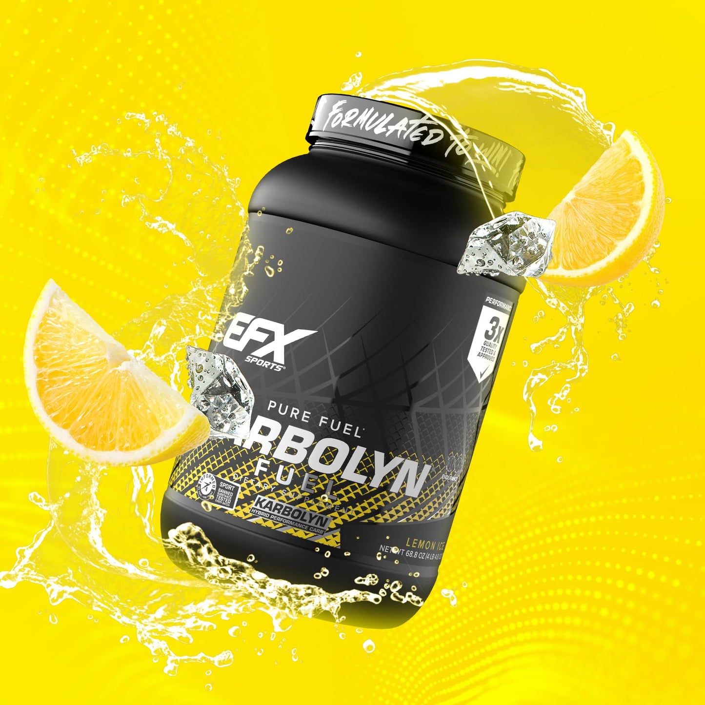 EFX Sports Karbolyn Fuel | Fast-Absorbing Carbohydrate Powder | Carb Load, Sustained Energy, Quick Recovery | Stimulant Free | 39 Servings (Neutral)