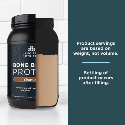 Ancient Nutrition Grass Fed, Cage Free, Bone Broth Protein Powder, 20g Protein, Hydrolyzed Collagen Peptides, Keto & Paleo Friendly, Supports Joint, Gut Health, Vanilla, 20 Servings