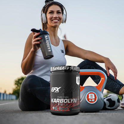 EFX Sports Karbolyn Fuel | Fast-Absorbing Carbohydrate Powder | Carb Load, Sustained Energy, Quick Recovery | Stimulant Free | 39 Servings (Neutral)