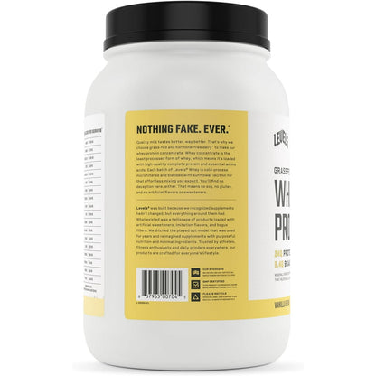 Grass Fed Whey Protein Powder, Vanilla Bean, 2 lb (907 g)