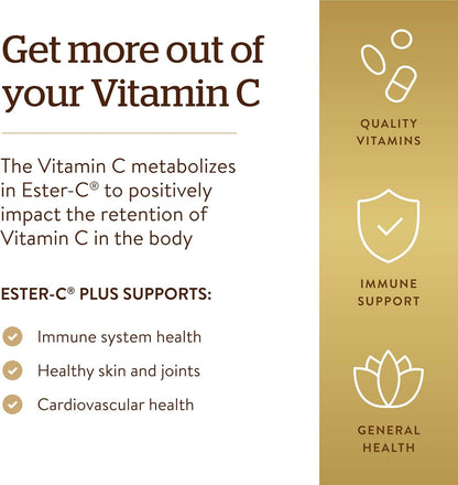 Solgar Ester-C 1000 mg Vitamin C , 180 Tablets