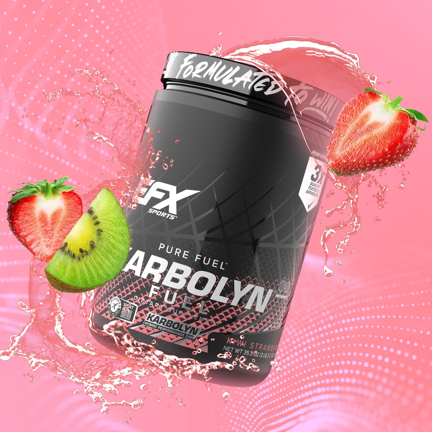 EFX Sports Karbolyn Fuel | Fast-Absorbing Carbohydrate Powder | Carb Load, Sustained Energy, Quick Recovery | Stimulant Free | 39 Servings (Neutral)
