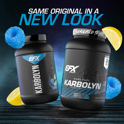 EFX Sports Karbolyn Fuel | Fast-Absorbing Carbohydrate Powder | Carb Load, Sustained Energy, Quick Recovery | Stimulant Free | 39 Servings (Neutral)
