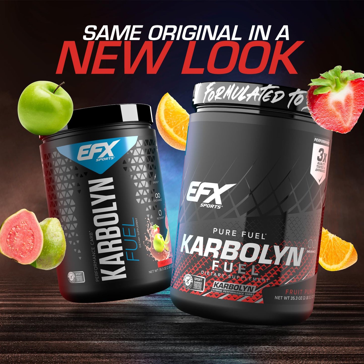 EFX Sports Karbolyn Fuel | Fast-Absorbing Carbohydrate Powder | Carb Load, Sustained Energy, Quick Recovery | Stimulant Free | 39 Servings (Neutral)