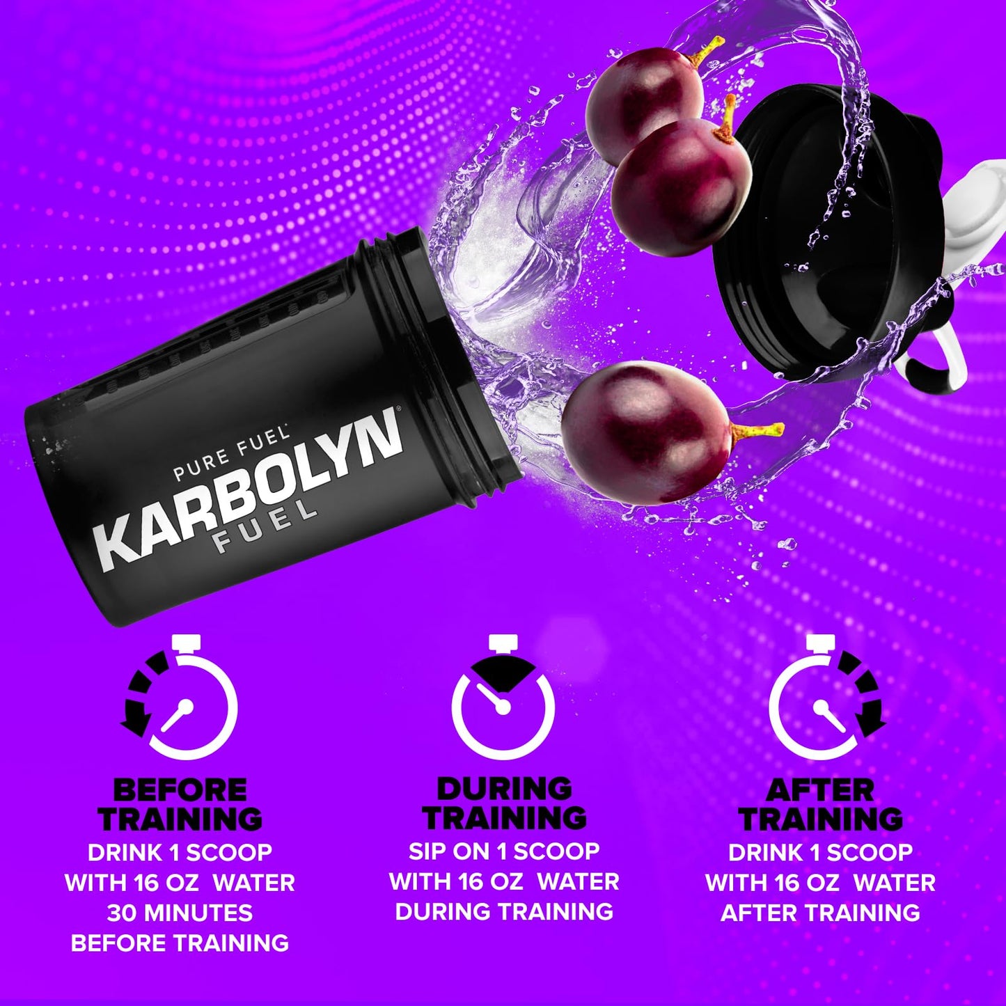 EFX Sports Karbolyn Fuel | Fast-Absorbing Carbohydrate Powder | Carb Load, Sustained Energy, Quick Recovery | Stimulant Free | 39 Servings (Neutral)