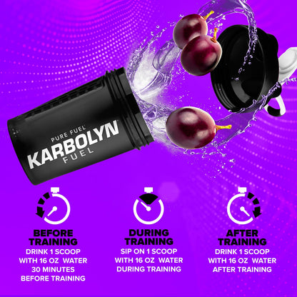 EFX Sports Karbolyn Fuel | Fast-Absorbing Carbohydrate Powder | Carb Load, Sustained Energy, Quick Recovery | Stimulant Free | 39 Servings (Neutral)