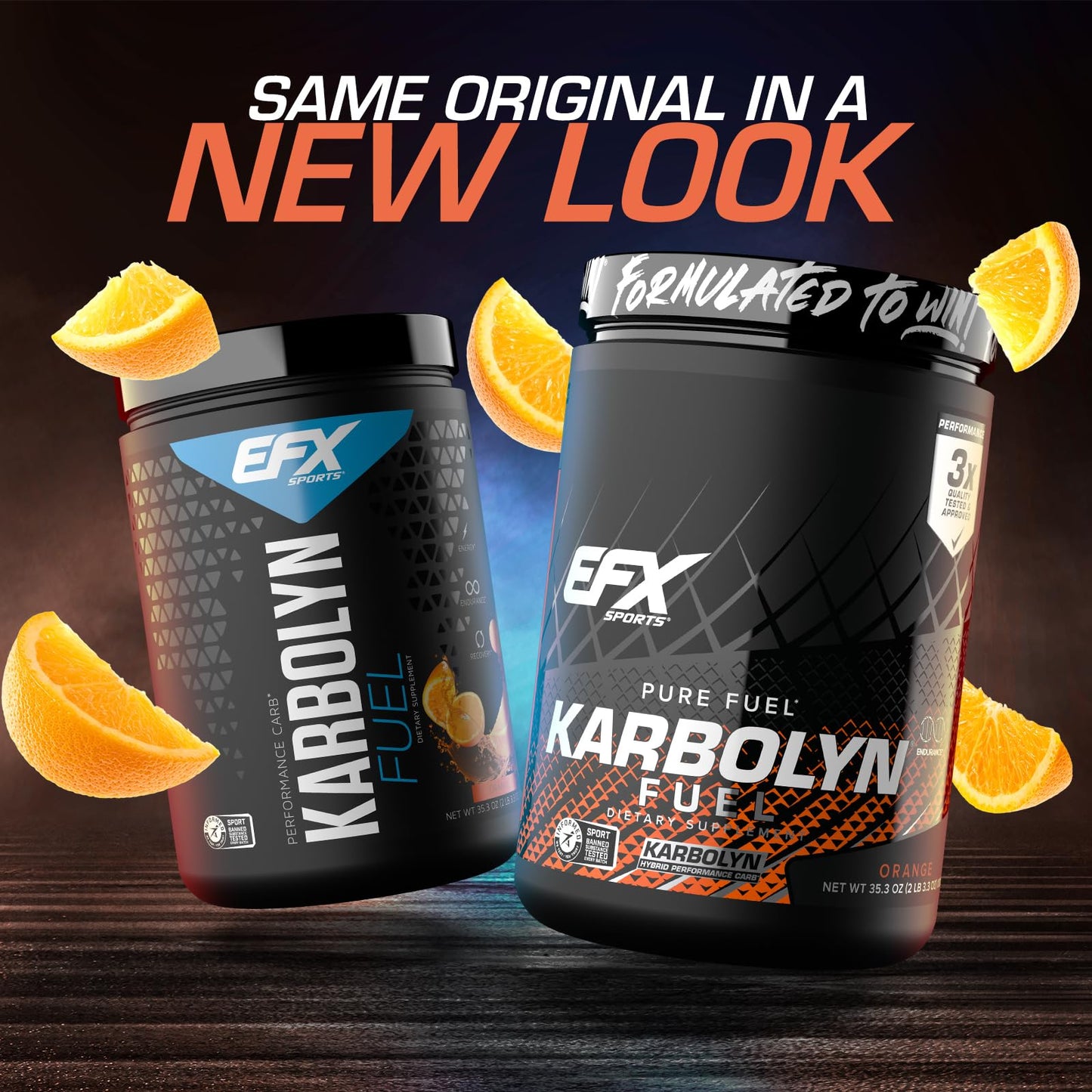 EFX Sports Karbolyn Fuel | Fast-Absorbing Carbohydrate Powder | Carb Load, Sustained Energy, Quick Recovery | Stimulant Free | 39 Servings (Neutral)