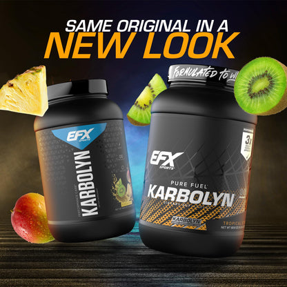 EFX Sports Karbolyn Fuel | Fast-Absorbing Carbohydrate Powder | Carb Load, Sustained Energy, Quick Recovery | Stimulant Free | 39 Servings (Neutral)