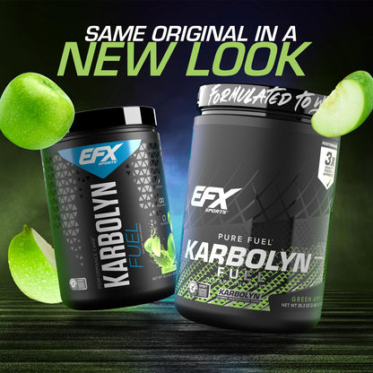 EFX Sports Karbolyn Fuel | Fast-Absorbing Carbohydrate Powder | Carb Load, Sustained Energy, Quick Recovery | Stimulant Free | 39 Servings (Neutral)