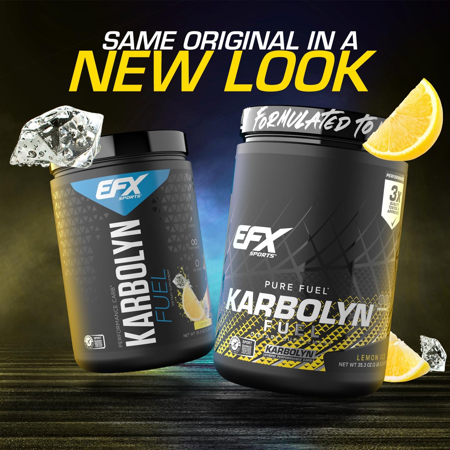 EFX Sports Karbolyn Fuel | Fast-Absorbing Carbohydrate Powder | Carb Load, Sustained Energy, Quick Recovery | Stimulant Free | 39 Servings (Neutral)