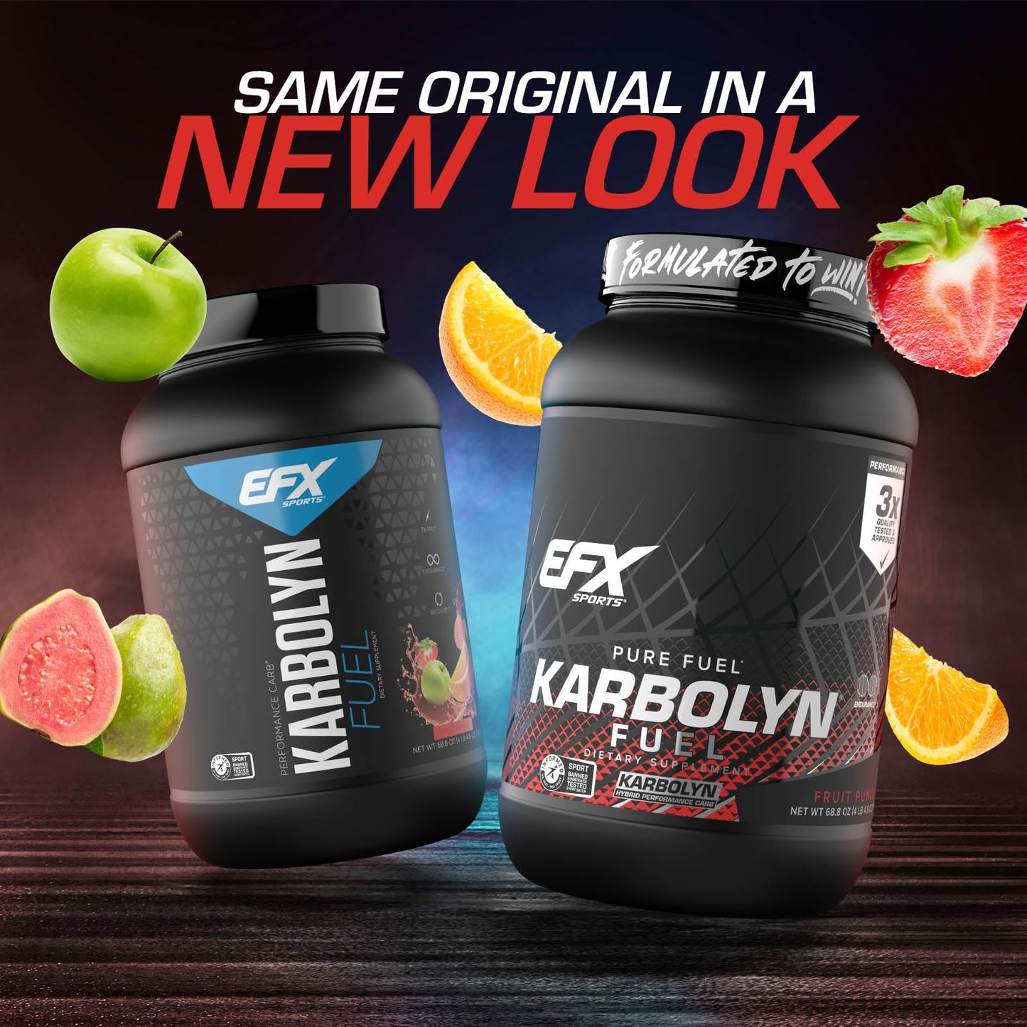EFX Sports Karbolyn Fuel | Fast-Absorbing Carbohydrate Powder | Carb Load, Sustained Energy, Quick Recovery | Stimulant Free | 39 Servings (Neutral)