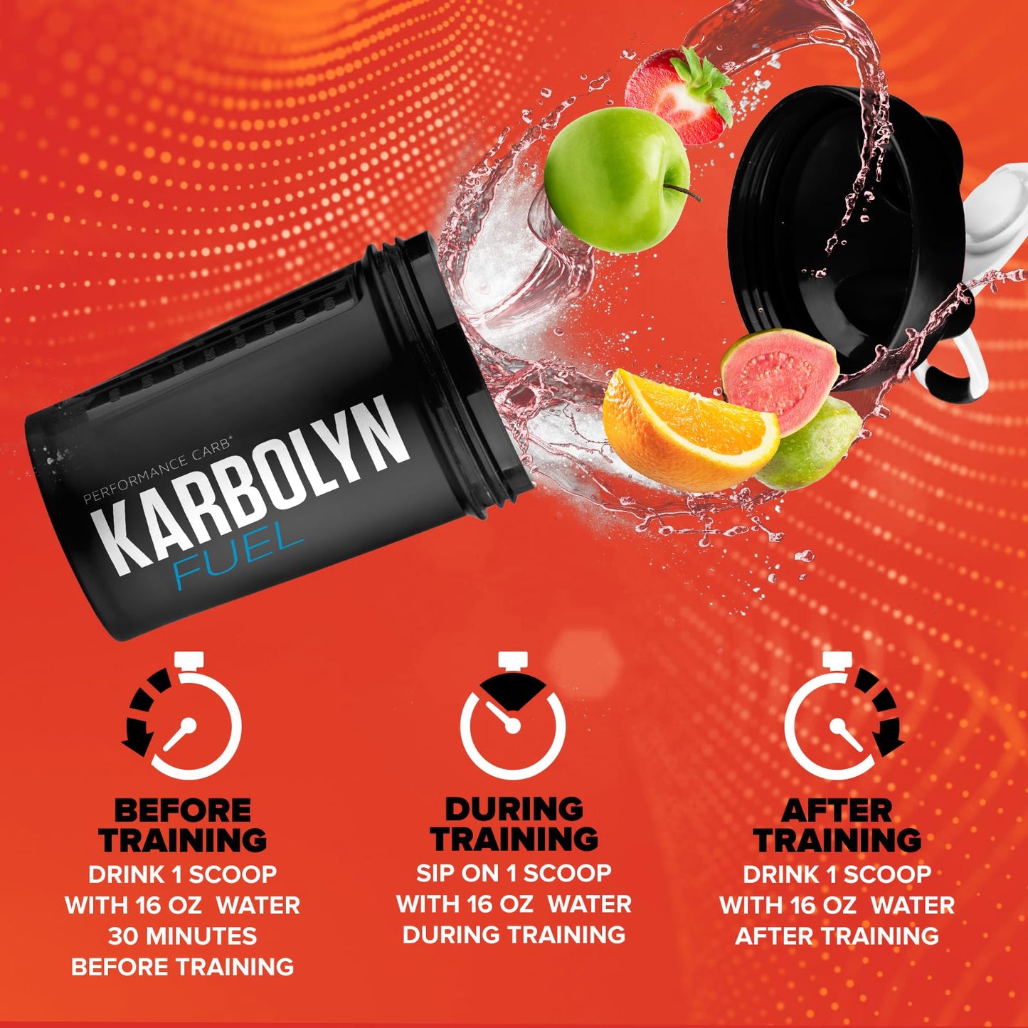 EFX Sports Karbolyn Fuel | Fast-Absorbing Carbohydrate Powder | Carb Load, Sustained Energy, Quick Recovery | Stimulant Free | 39 Servings (Neutral)