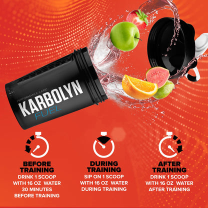 EFX Sports Karbolyn Fuel | Fast-Absorbing Carbohydrate Powder | Carb Load, Sustained Energy, Quick Recovery | Stimulant Free | 39 Servings (Neutral)