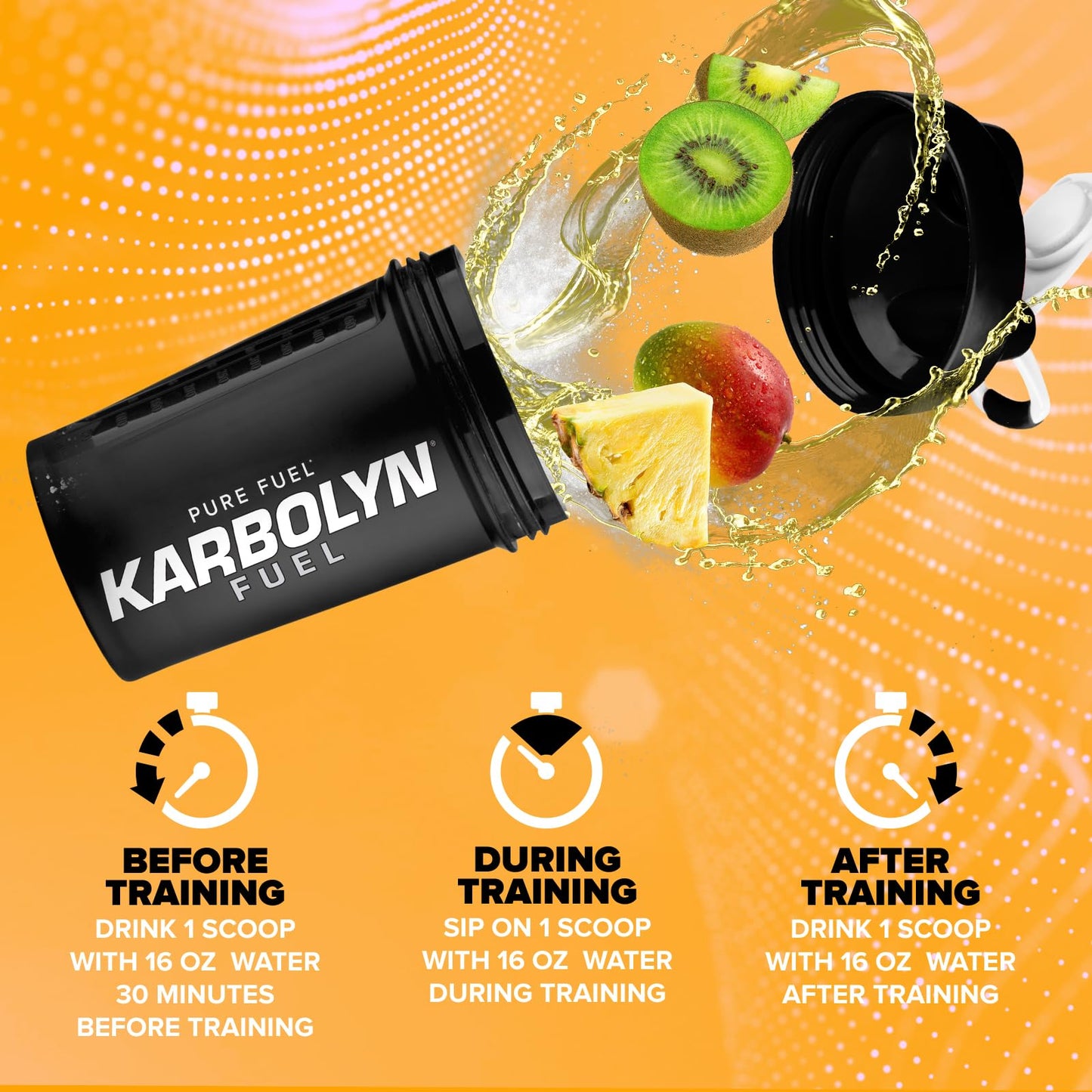 EFX Sports Karbolyn Fuel | Fast-Absorbing Carbohydrate Powder | Carb Load, Sustained Energy, Quick Recovery | Stimulant Free | 39 Servings (Neutral)