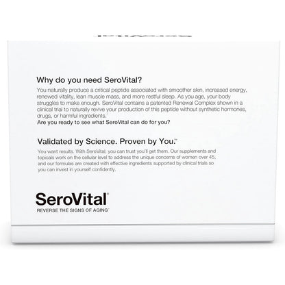 SeroVital Bundle Renewal Complex 120 Count for Women + Fruit Punch Powder 14ct