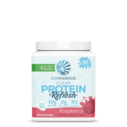 Sunwarrior Clear Protein Refresh Raspberry 14.8 Oz