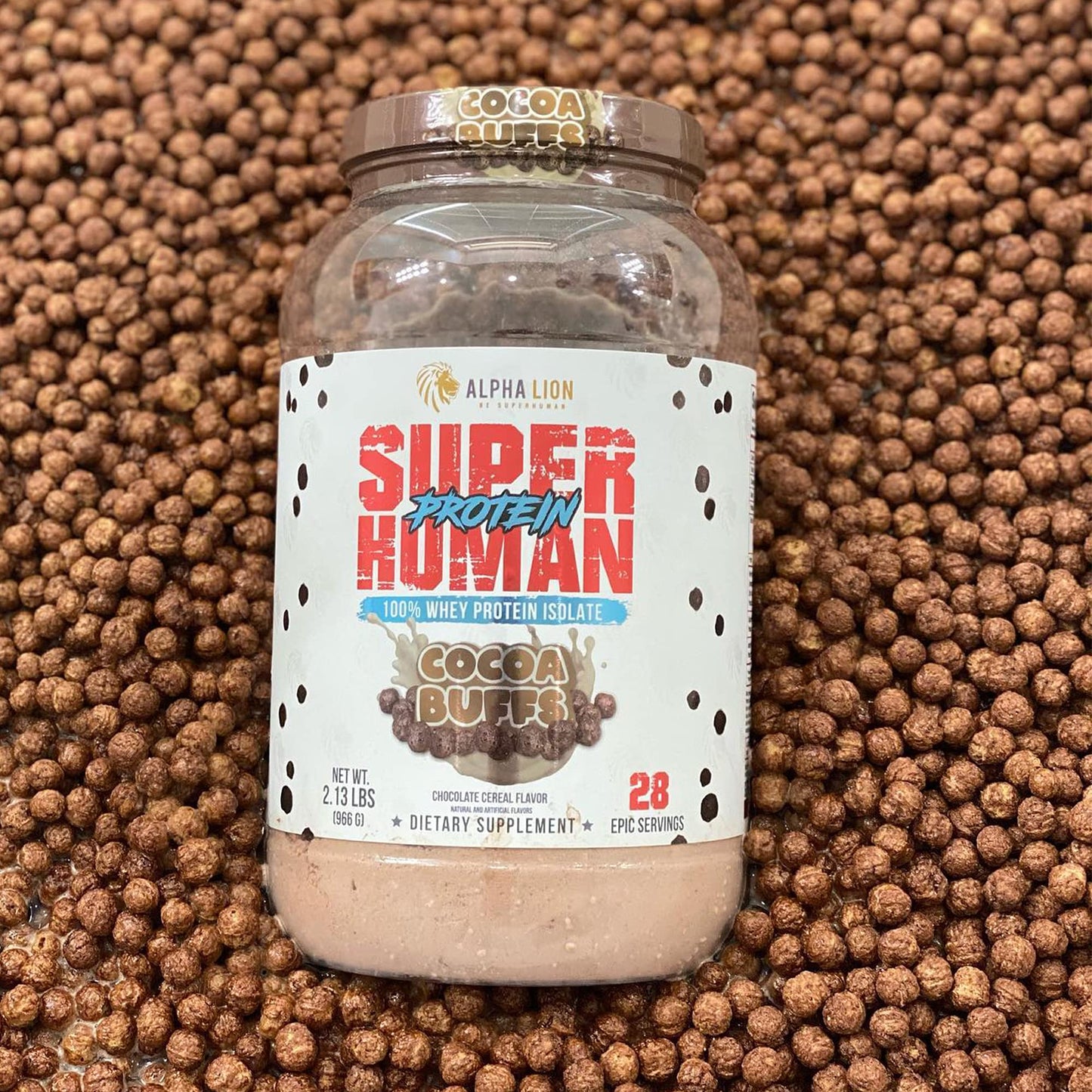 ALPHA LION Superhuman Whey Protein Powder, Great Tasting Pure Whey Protein Isolate, Low Carb, Low Sugar, No Bloat Post Workout, Muscle Recovery & Growth (28 Servings, Orange Gainsicle)
