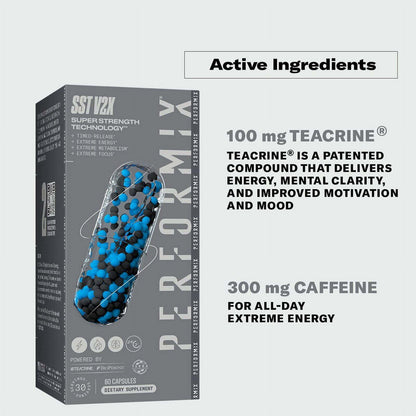 PERFORMIX SST V2X Extreme Thermogenic Supplement - 60 Capsules