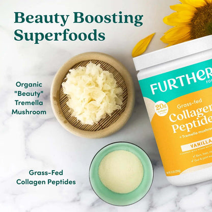 Further Food Vanilla Collagen Peptides Powder - 30 Servings