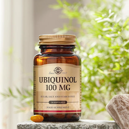 Solgar Ubiquinol 100 mg Reduced CoQ-10 50 Softgels
