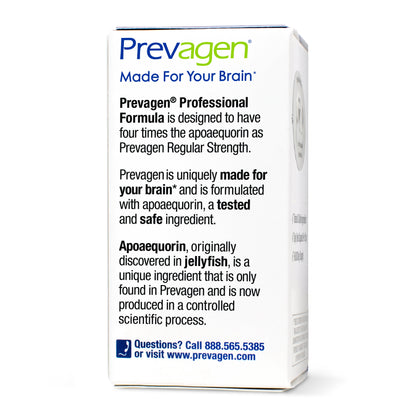 Prevagen Professional Formula Capsules, 30ct 2 Pack, Prevagen with Apoaequorin & Vitamin D