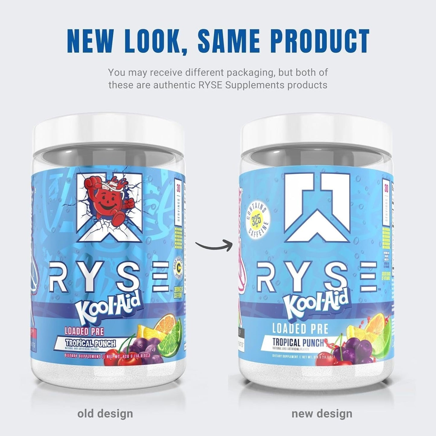 RYSE Loaded Pre Workout Powder Kool Aid | 13.1 oz Exp: 04/2025 NO REFUND
