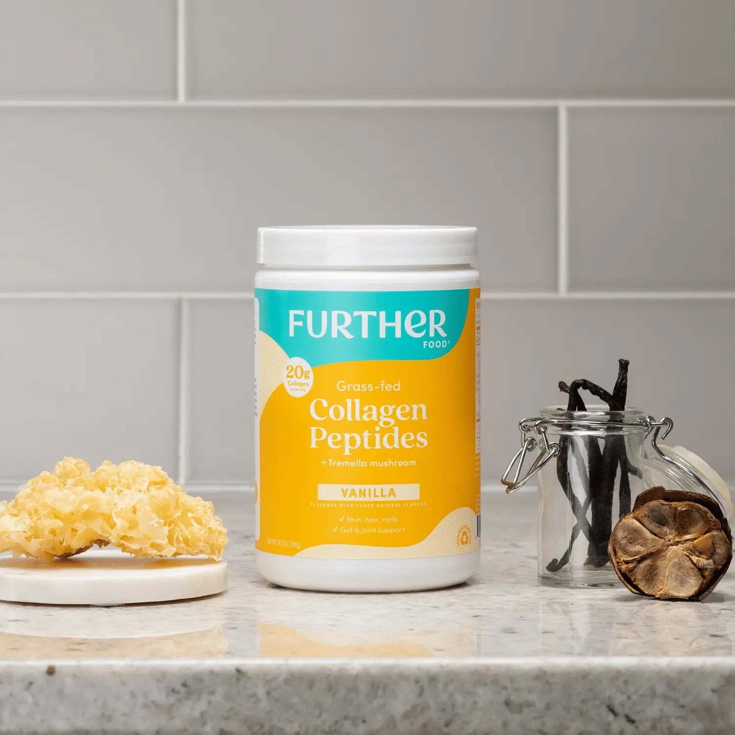 Further Food Vanilla Collagen Peptides Powder - 30 Servings