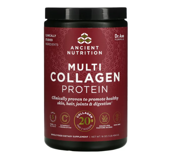 Dr. Collagen Multi Collagen Protein Powder, Unflavored, 1lb, 16oz